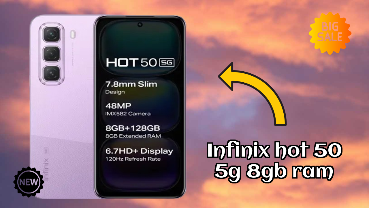Infinix Hot 50 5G 8GB RAM Display Analysis: 6.7 Inches (17.02 Cm) Quality