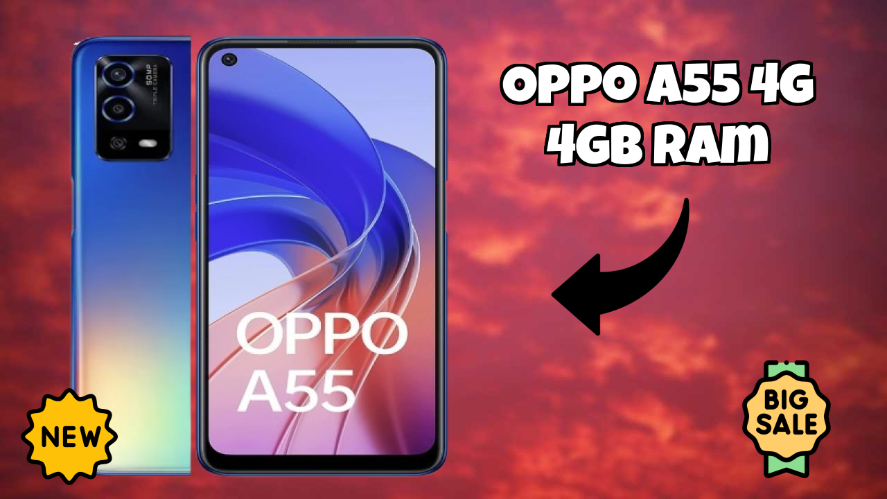 OPPO A55 4G 4GB RAM Camera Quality: 50 MP + 2 MP + 2 MP Rear Camera Low Light