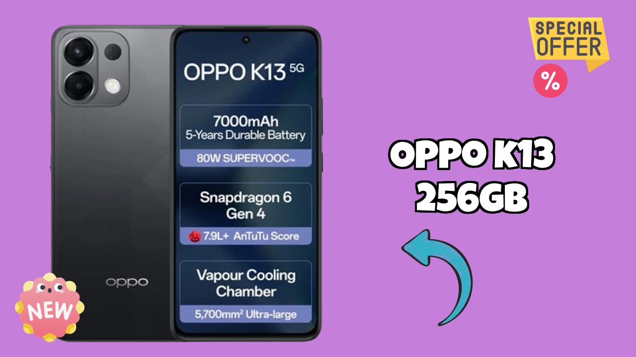 OPPO K13 256GB Processor Test: Snapdragon 6 Gen 4 Performance Score