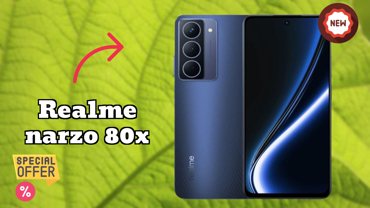 Realme Narzo 80X Display Technology: IPS LCD Quality
