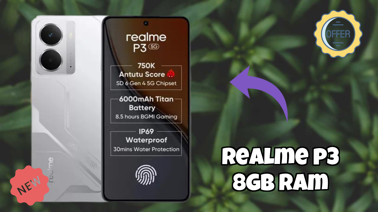 Realme P3 8GB RAM Price Drop Alert: Just ₹16,999 Now