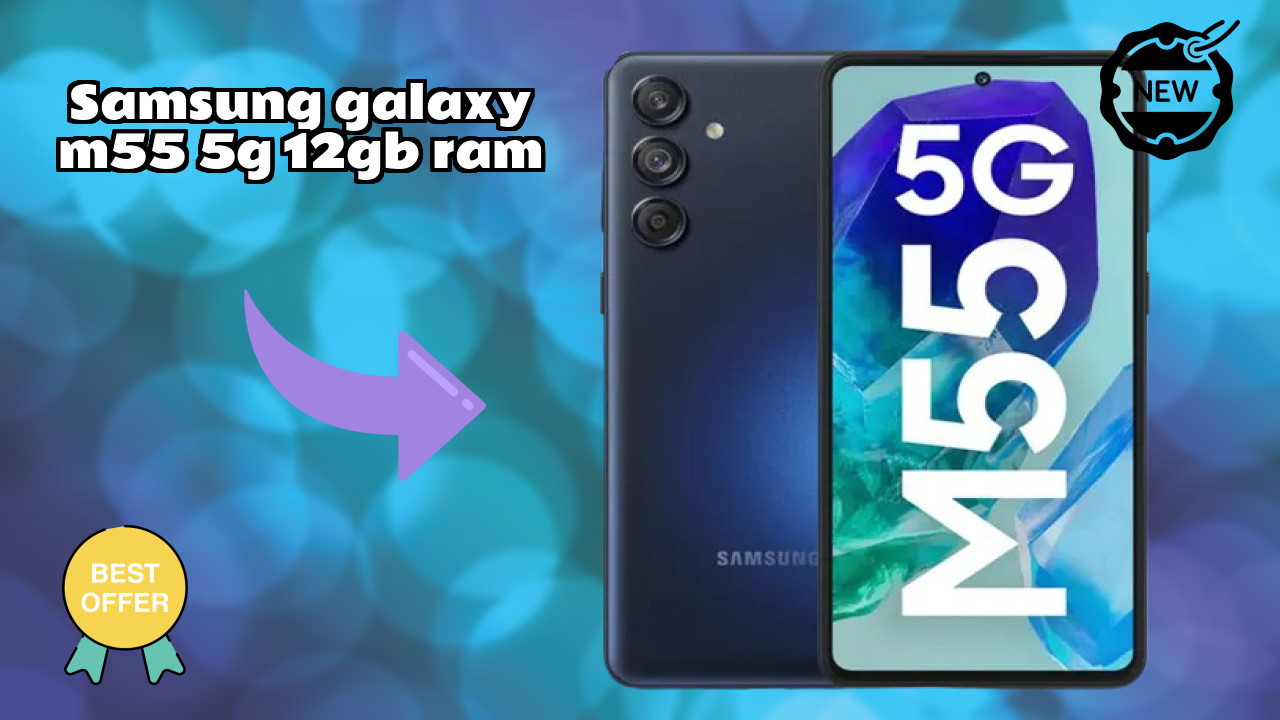 Samsung Galaxy M55 5G 12GB RAM Display Size: 6.7 Inches (17.02 Cm) Screen Quality